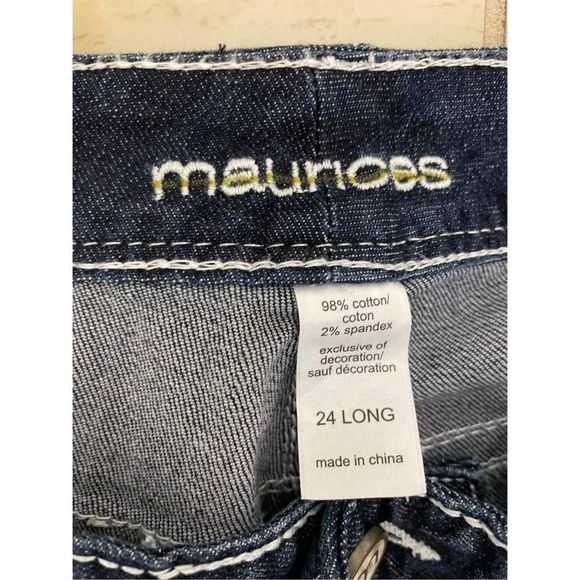 NWT Maurices Denim Jeans Size 24 Long - Picture 4 of 6